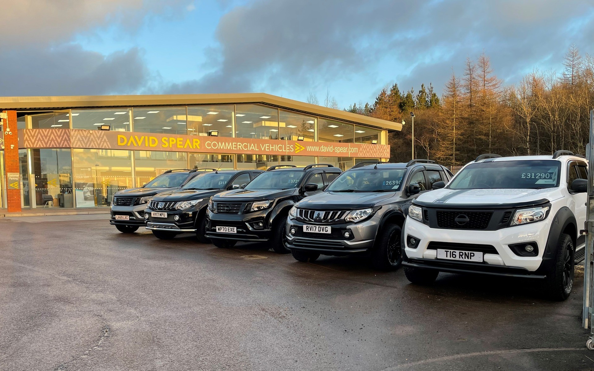 Warranties RAC, all used vehicles supplied with minimum 12m Warranty David Spear Commercials